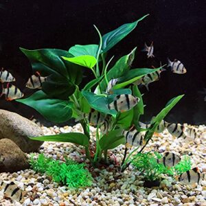 ALEGI Aquarium 10 inch Silk Plants for Betta Fish Tank, Underwater Aquatic Water Grass Decor