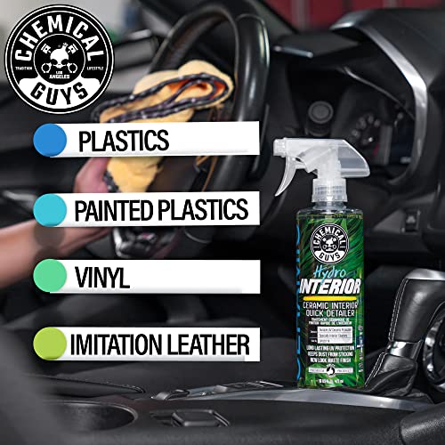 Chemical Guys SPI22716 HydroInterior SiO2 Ceramic Interior Quick Detailer and Protectant for Interiors, Furniture, Apparel, and More (Works on Plastic, Vinyl, Imitation Leather, and More), 16 fl oz