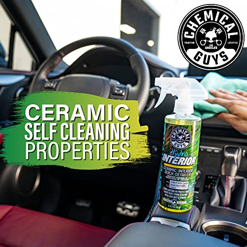 Chemical Guys SPI22716 HydroInterior SiO2 Ceramic Interior Quick Detailer and Protectant for Interiors, Furniture, Apparel, and More (Works on Plastic, Vinyl, Imitation Leather, and More), 16 fl oz