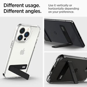 Spigen U101 Standard Universal Kickstand, Vertical and Horizontal Stand Adjustable Angles Compatible with Any Cell Phone - Black