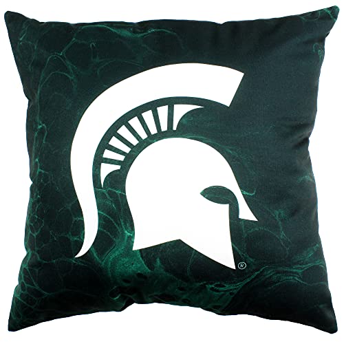 College Covers Color Swept Pillow, 16 inch, Michigan State Spartans