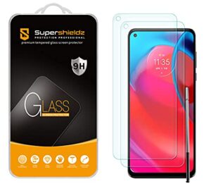 (2 pack) supershieldz designed for motorola moto g stylus 5g [not fit for 2022 model] tempered glass screen protector, anti scratch, bubble free