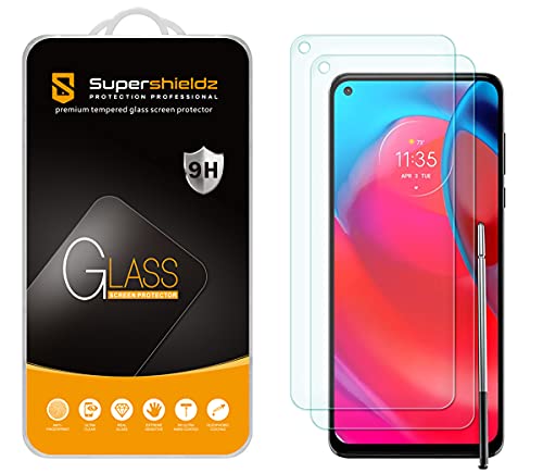 (2 Pack) Supershieldz Designed for Motorola Moto G Stylus 5G [Not Fit for 2022 Model] Tempered Glass Screen Protector, Anti Scratch, Bubble Free