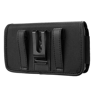 FZXSOGY Universal Horizontal Cell Phone Holster Case with Belt Clip for Mobile Phone - XXL