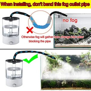 Coospider Top Fill Reptile Fogger Terrariums Humidifier Fog Machine 4.2L Large Size Perfect for Various Reptiles/Amphibians/Herps/Paludarium/Vivarium