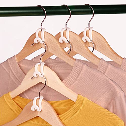 50 Pcs Clothes Hanger Connector Hooks, Space Saving Cascading Hangers Closet Organizers Space Saver Hanger Extenders for Clothes (Grey)