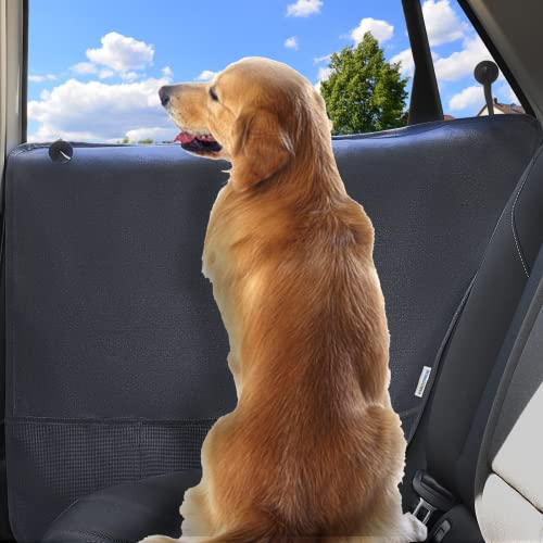 Durapower Dog Car Door Protector丨2 Pack Anti Pet Scratching Waterproof Vehicle Door Covers Guard Truck Interior Panel Safe SUV Universal 600D Black