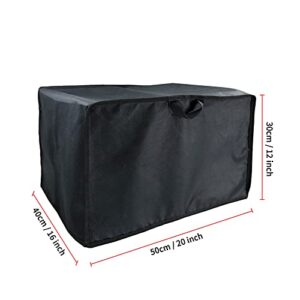 Iptienda Printer Cover, Turntable Dust Cover for HP/Canon/Epson Wireless Laser Printer 20''Wx16''Dx12''H