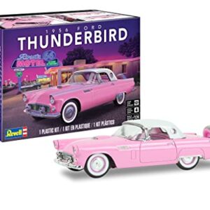 Revell 85-4518 1956 Ford Thunderbird Model Car Kit 1:24 Scale 87-Piece Skill Level 4 Plastic Model Building Kit , Pink