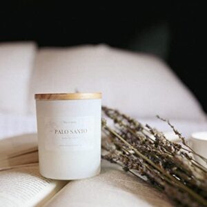 My Lumina Palo Santo Candle - Healing Candle Natural Soy Wax Candle for Aromatherapy