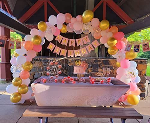 New Upgrades Balloon Arch Kit,9FT Height&10FT Width Adjustable Balloon Arch Stand with Water Fillable Base: For Wedding,Birthday Party,Baby Shower,Graduation Supplies Decorations