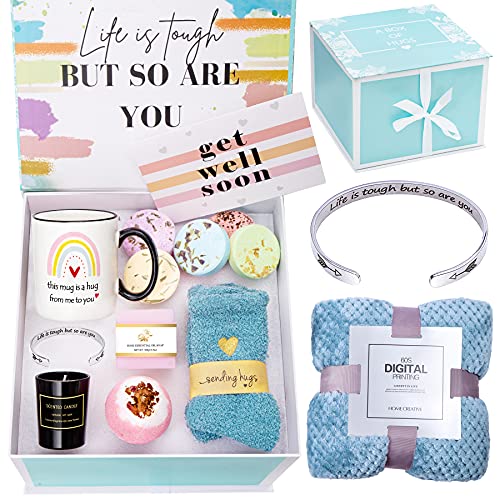 Get Well Soon Gifts for Women Care Package for Women Get Well Gifts Baskets Feel Better Soon Gifts Sympathy Gifts Thinking of You Birthday Gifts for Women