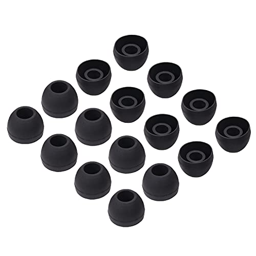 12 Pairs Replacement eartips Silicone Earbud Buds for Skullcandy powerbeats 2 3 (Medium)