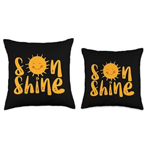 You Are My Sonshine Mommy And Me Toddler Parent Matching Boy Throw Pillow, 16x16, Multicolor