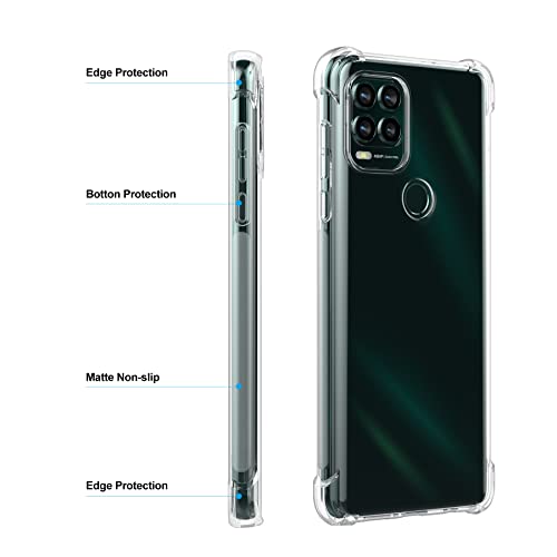 Foluu for Moto G Stylus 5G 2021 Case, for Motorola Moto G Stylus 5G 2021 Phone Case Clear, Scratch Resistant TPU Rubber Soft Skin Silicone Protective Case Cover for Motorola Moto G Stylus 5G 2021