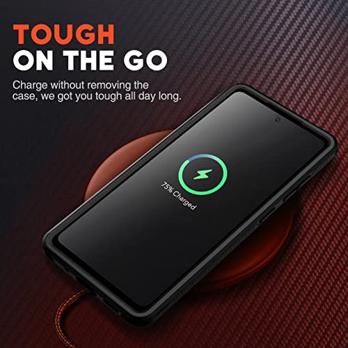 NTG 【𝟮𝟬𝟮𝟮 𝗡𝗲𝘄】 Shockproof Designed for Samsung S20 FE 5G Case, Heavy-Duty Tough Rugged Lightweight Slim Protective Case for Samsung Galaxy S20 FE,Black