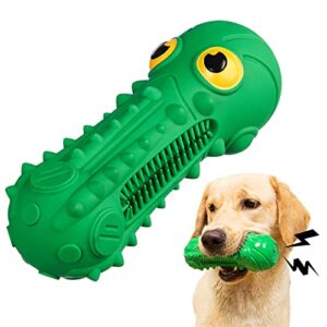 Nakanon Squeaky Dog Toys for Aggressive Chewers, Durable Interactive Dog Chew Toy for Large/Medium Breed, Indestructible Tough Puppy Toys Dogs-Teeth Cleaning Chews, Milk Flavor