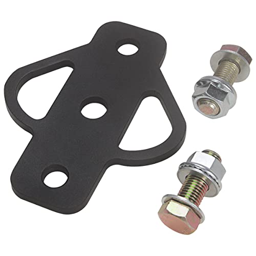 LCGP 3-Way Trailer Hitch Adapter, Steel Hook Mounting with Bolts, Suitable for ATV Lawn Mower Golf Cart Yard Cart Garden Tractor Flat Towing Ball Installation