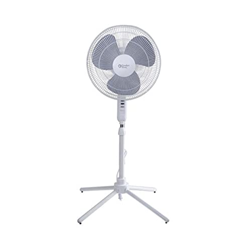 At homes Floor Oscillating Fan With Adjustable Height 41" to 47-3/8" Oscillating Pedestal Fan (me)