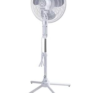 At homes Floor Oscillating Fan With Adjustable Height 41" to 47-3/8" Oscillating Pedestal Fan (me)