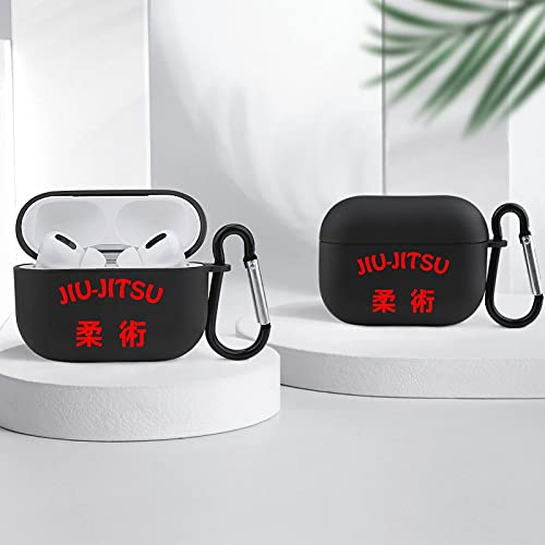 Jiu-Jitsu Case for Apple AirPods Pro Headset Cover Headphone Protective Shockproof Cover Cases