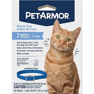 petarmor flea and tick collar for cats, 1 count