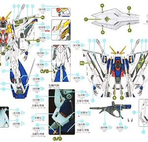 ANSAI High Precision Decals Decal for HGUC 1/144 XI VS Penelope Scale Model kit Sticker (H35 (2 Sheets))