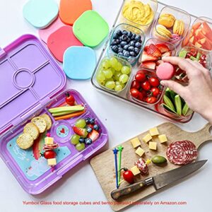 Yumbox Chop Chop Clear Square Serving Tray - Coordinate with Yumbox Chop Chop Food Prep Collection