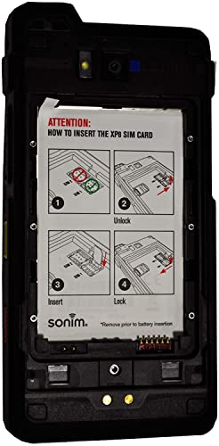 Sonim XP8 XP8800 Single-SIM 64GB IP68/IP69 (GSM, No CDMA) Locked to Sprint Only 4G-5G LTE- Rugged Smartphone (Black) – (Renewed)