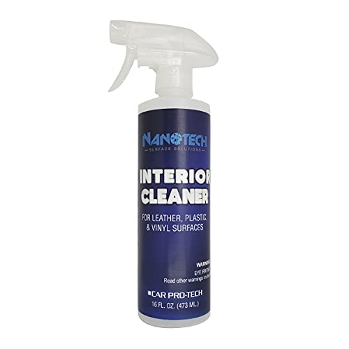 Nanotech Surface Solutions Interior Cleaner - All Purpose Interior Detailer - Car Dashboards, Leather, Vinyl, Plastic, Metal - Cleans Without Leaving Greasy Finish (16 Oz.)