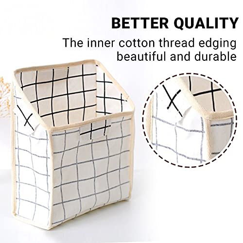 Big Pocket Wall Hanging Storage Organizer Bag, Soying Big Pocket Fabric Hanging Storage Basket Organizer Box for Home Kitchen Closet Bathroom (2Pack-B)