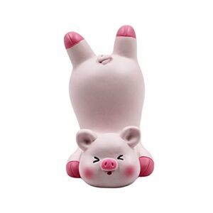 LEOMOSTE Cute Lovely Pink Pig Cell Phone Stand Holder Desktop Tablet Office Decor Home Ornament, Compatible with 4-8inch Smartphone