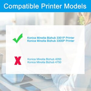 LCL Compatible Toner Cartridge Replacement for Konica Minolta TNP36 TNP-36 A63V00F 10000Pages Bizhub 3300P 3301P Printer (1-Pack Black)
