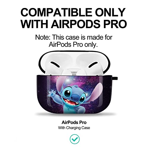 Airpods Pro Case Designed for Apple AirPods Pro,Full Protective Case Cover with Keychain and Lanyard,Shockproof Anti Case for Airpods Pro Charging Case (Waved Stitch)