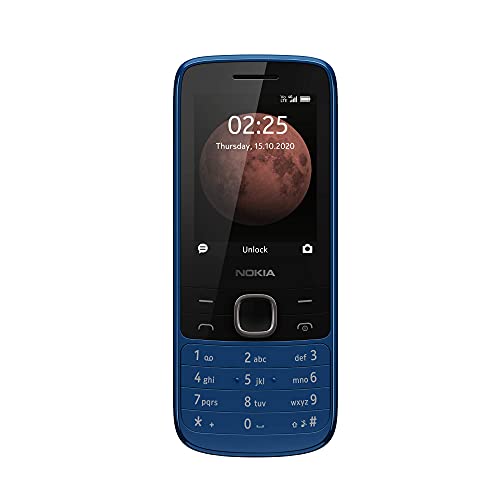 Nokia 225 | Unlocked | 4G Cell Phone | Blue (Renewed)