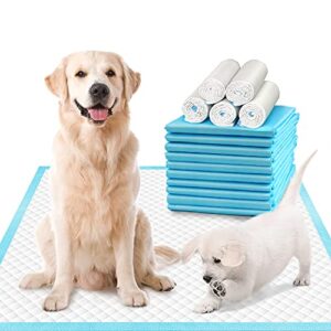 deep dear large dog pads 30"x26", thicker pet training and puppy pads, super absorbent pee pads for dogs, leak-proof dog potty training pads for puppies, cats, rabbits, pet pee pads 40 count