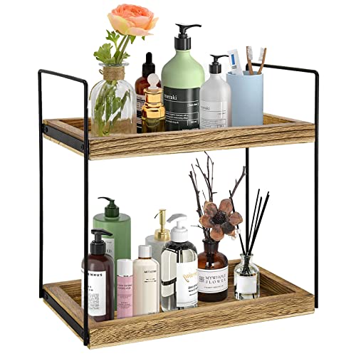 2 Tier Bathroom Counter Organizer, Bathroom Organizer Countertop, Kitchen Spice Rack Kitchen Counter Organizer, Over Toilet Storage Organizer, Coffee Bar Organizer Kitchen Counter Storage Shelf