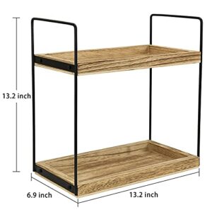 2 Tier Bathroom Counter Organizer, Bathroom Organizer Countertop, Kitchen Spice Rack Kitchen Counter Organizer, Over Toilet Storage Organizer, Coffee Bar Organizer Kitchen Counter Storage Shelf