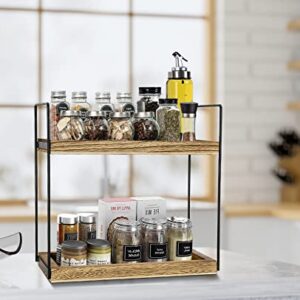 2 Tier Bathroom Counter Organizer, Bathroom Organizer Countertop, Kitchen Spice Rack Kitchen Counter Organizer, Over Toilet Storage Organizer, Coffee Bar Organizer Kitchen Counter Storage Shelf