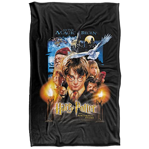 Harry Potter Movie Poster Silky Touch Super Soft Throw Blanket 36" x 58"