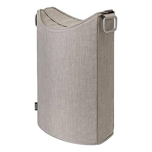 blomus FRISCO LOUNGE Foldable Laundry Bin - Ashes of Roses (Light Grey)