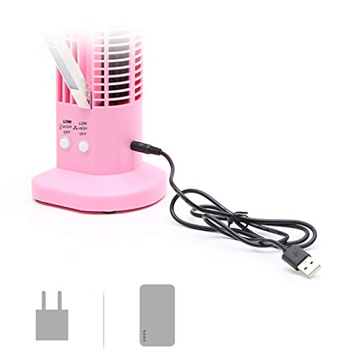 Clothing 2 in 1 Portable Electric Oscillating Tower Fan with Led Light, Leafless Cooling Fan Perfect for Office Dorm Nightstand(White) RR613