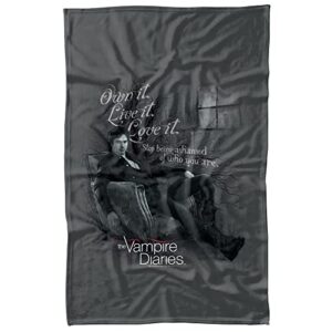 logovision vampire diaries be yourself fleece blanket 36" x 58",be yourself