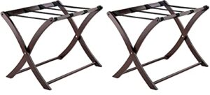 winsome scarlett cappuccino luggage rack. 2-pack