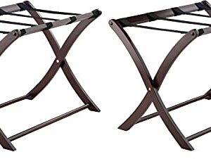 Winsome Scarlett Cappuccino Luggage Rack. 2-Pack