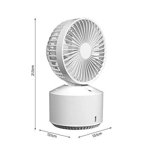 BIGTREE USB Portable Mini Misting Fan,Desktop Table Fan with 350ML Large Water Tank，Cooling Misting Fan for Working,Travel,Office, Outdoor