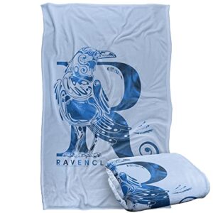harry potter ravenclaw r logo silky touch super soft throw blanket 36" x 58",ravenclaw r logo