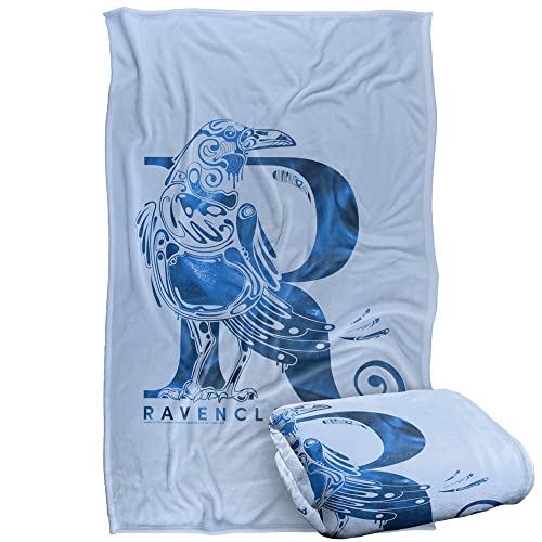 Harry Potter Ravenclaw R Logo Silky Touch Super Soft Throw Blanket 36" x 58",Ravenclaw R Logo