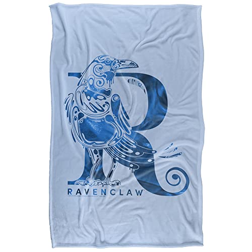 Harry Potter Ravenclaw R Logo Silky Touch Super Soft Throw Blanket 36" x 58",Ravenclaw R Logo