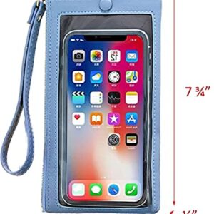 Touch Screen Phone Bag Case Wristlet Handbag Wallet for Women Girls (F4 Lilac - Touch Screen)